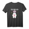 Ich bin 49 plus - Damen Einhorn 50. Geburtstag T-Shirt mit Dabbing Motiv für Frauen, Trendgeschenk & Partydeko