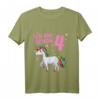 Ich Bin Schon 4 Jahre Einhorn Mädchen T-Shirt - Perfektes Geburtstagsgeschenk für 4-Jährige, Einhörner & Ponys Liebe, Ideal für Kindergarten & Kindergeburtstag