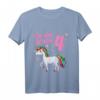 Ich Bin Schon 4 Jahre Einhorn Mädchen T-Shirt - Perfektes Geburtstagsgeschenk für 4-Jährige, Einhörner & Ponys Liebe, Ideal für Kindergarten & Kindergeburtstag