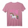 Ich Bin Schon 4 Jahre Einhorn Mädchen T-Shirt - Perfektes Geburtstagsgeschenk für 4-Jährige, Einhörner & Ponys Liebe, Ideal für Kindergarten & Kindergeburtstag