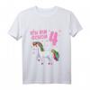 Ich Bin Schon 4 Jahre Einhorn Mädchen T-Shirt - Perfektes Geburtstagsgeschenk für 4-Jährige, Einhörner & Ponys Liebe, Ideal für Kindergarten & Kindergeburtstag