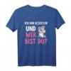 Ich bin Besoffen und wer bist du? Lustiges Einhorn T-Shirt für Partys, Sauf- und Kneipen Touren – Perfekt als Geschenk für Freunde und Familie