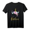 Kathrin Namen Geschenk - Süßes Einhorn T-Shirt für Mädchen und Damen, perfekt für Geburtstagsfeiern & Einhorn-Partys