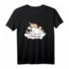 Kinder Malina Vorname Mädchen Personalisiertes Einhorn T-Shirt – Individuelle Geschenkidee zum Geburtstag & Namenstag