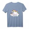 Kinder Malina Vorname Mädchen Personalisiertes Einhorn T-Shirt – Individuelle Geschenkidee zum Geburtstag & Namenstag