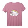 Kinder Malina Vorname Mädchen Personalisiertes Einhorn T-Shirt – Individuelle Geschenkidee zum Geburtstag & Namenstag