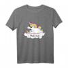 Kinder Malina Vorname Mädchen Personalisiertes Einhorn T-Shirt – Individuelle Geschenkidee zum Geburtstag & Namenstag