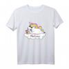 Kinder Malina Vorname Mädchen Personalisiertes Einhorn T-Shirt – Individuelle Geschenkidee zum Geburtstag & Namenstag