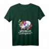 Damen Unicorn Einhorn Nachthemd - Bequimes Schlafshirt mit V-Ausschnitt, Perfekt als Geschenk für Einhorn-Liebhaberinnen