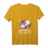 Damen Unicorn Einhorn Nachthemd - Bequimes Schlafshirt mit V-Ausschnitt, Perfekt als Geschenk für Einhorn-Liebhaberinnen