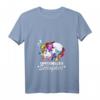 Damen Unicorn Einhorn Nachthemd - Bequimes Schlafshirt mit V-Ausschnitt, Perfekt als Geschenk für Einhorn-Liebhaberinnen
