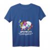 Damen Unicorn Einhorn Nachthemd - Bequimes Schlafshirt mit V-Ausschnitt, Perfekt als Geschenk für Einhorn-Liebhaberinnen