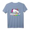 Ich hasse Montag. Lustiges Einhorn kotzt - Humorvolles Statement T-Shirt gegen Montagsfrust, perfektes Geschenk für Kollegen, Schüler & Azubis