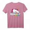 Ich hasse Montag. Lustiges Einhorn kotzt - Humorvolles Statement T-Shirt gegen Montagsfrust, perfektes Geschenk für Kollegen, Schüler & Azubis