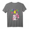 Kinder 4. Geburtstag Mädchen - Süßes Einhorn T-Shirt mit Spruch 'Ich bin schon 4' für kleine Fabelwesen-Fans & Prinzessinnen