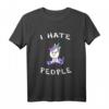I hate People Unicorn T-Shirt für Verkäufer und Einhorn Fans – Lustiges Design zum Verschenken