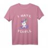I hate People Unicorn T-Shirt für Verkäufer und Einhorn Fans – Lustiges Design zum Verschenken