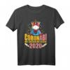 CoronAbi 2020 Einhorn T-Shirt – Mit Abstand die Besten Abschlussgeschenk für Abiturienten, die Corona gemeistert haben