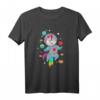 Superheld Einhorn Astronaut im Weltall - Universum & Planeten T-Shirt für Wissenschaft Nerds, Kinder & Erwachsene, Perfekt für Geschenke & Kostümpartys