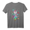 Superheld Einhorn Astronaut im Weltall - Universum & Planeten T-Shirt für Wissenschaft Nerds, Kinder & Erwachsene, Perfekt für Geschenke & Kostümpartys