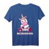 Wütendes Neinhorn T-Shirt – Lustiges, buntes Einhorn Design für Kinder und Erwachsene, ideales Geschenk zu Weihnachten & Geburtstag