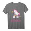 Lustiges Küss Mich Am Regenbogen Einhorn T-Shirt - Geschenkidee für Geburtstag, Weihnachten & Partys