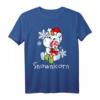 Snownicorn Einhorn Schneemann Weihnachten Süß - Lustiges Winter T-Shirt für Mädchen, perfekte Geschenkidee für Weihnachten & Nikolaus