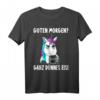 Ganz dünnes Eis. Lustiges Einhorn mit Kaffeetasse T-Shirt – Perfekt für Nicht-Morgenmenschen, Koffeinliebhaber & Freunde