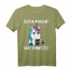 Ganz dünnes Eis. Lustiges Einhorn mit Kaffeetasse T-Shirt – Perfekt für Nicht-Morgenmenschen, Koffeinliebhaber & Freunde