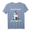 Ganz dünnes Eis. Lustiges Einhorn mit Kaffeetasse T-Shirt – Perfekt für Nicht-Morgenmenschen, Koffeinliebhaber & Freunde