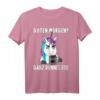 Ganz dünnes Eis. Lustiges Einhorn mit Kaffeetasse T-Shirt – Perfekt für Nicht-Morgenmenschen, Koffeinliebhaber & Freunde