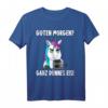 Ganz dünnes Eis. Lustiges Einhorn mit Kaffeetasse T-Shirt – Perfekt für Nicht-Morgenmenschen, Koffeinliebhaber & Freunde