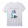 Ganz dünnes Eis. Lustiges Einhorn mit Kaffeetasse T-Shirt – Perfekt für Nicht-Morgenmenschen, Koffeinliebhaber & Freunde