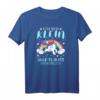 Ich bin klein aber Scheiss gefährlich Einhorn T-Shirt – Humorvolles Geschenk zum Geburtstag, Muttertag, Vatertag & Weihnachten für Familie & Freunde