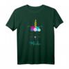 Buntes Katze Einhorn Meike T-Shirt – Personalisierte Geschenkidee für Mädchen, Damen und Einhorn- oder Katzenliebhaberinnen