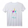 Buntes Katze Einhorn Meike T-Shirt – Personalisierte Geschenkidee für Mädchen, Damen und Einhorn- oder Katzenliebhaberinnen
