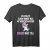 Lustiges Einhorn Spruch T-Shirt - Für Menschenmuffel, Schule, Uni und Arbeit mit witzigem Design