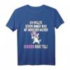 Lustiges Einhorn Spruch T-Shirt - Für Menschenmuffel, Schule, Uni und Arbeit mit witzigem Design