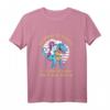 Kinder Einhorn auf Dino T-Shirt mit Spruch - Lustiges Geschenk für Mädchen und Jungen zum Geburtstag & Weihnachten