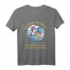 Kinder Einhorn auf Dino T-Shirt mit Spruch - Lustiges Geschenk für Mädchen und Jungen zum Geburtstag & Weihnachten