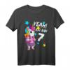 Kinder Geburtstagsshirt 7 Jahre Mädchen & Jungen - Einhorn T-Shirt mit 'Ich bin 7' für den Kindergeburtstag