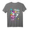 Kinder Geburtstagsshirt 7 Jahre Mädchen & Jungen - Einhorn T-Shirt mit 'Ich bin 7' für den Kindergeburtstag