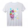 Kinder Geburtstagsshirt 7 Jahre Mädchen & Jungen - Einhorn T-Shirt mit 'Ich bin 7' für den Kindergeburtstag