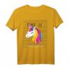 Lustiges und süßes Einhorn-T-Shirt mit I Love Unicorn Motiv – Perfekt als Geschenk für Freunde, Familie & Sommer-Vibes
