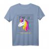 Lustiges und süßes Einhorn-T-Shirt mit I Love Unicorn Motiv – Perfekt als Geschenk für Freunde, Familie & Sommer-Vibes