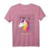 Lustiges und süßes Einhorn-T-Shirt mit I Love Unicorn Motiv – Perfekt als Geschenk für Freunde, Familie & Sommer-Vibes