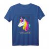 Lustiges und süßes Einhorn-T-Shirt mit I Love Unicorn Motiv – Perfekt als Geschenk für Freunde, Familie & Sommer-Vibes