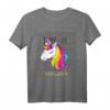 Lustiges und süßes Einhorn-T-Shirt mit I Love Unicorn Motiv – Perfekt als Geschenk für Freunde, Familie & Sommer-Vibes