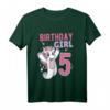 Kinder Birthday Girl - 5. Geburtstag Einhorn T-Shirt für Mädchen, süßes Geburtstags Outfit für kleine Prinzessinnen