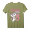 Kinder Birthday Girl - 5. Geburtstag Einhorn T-Shirt für Mädchen, süßes Geburtstags Outfit für kleine Prinzessinnen
